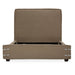 AICO Furniture Penninsula Queen Upholstered Bed in Khaki - Furniture Land (Milwaukee, WI)