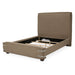AICO Furniture Penninsula Queen Upholstered Bed in Khaki - Furniture Land (Milwaukee, WI)