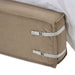 AICO Furniture Penninsula Queen Upholstered Bed in Khaki - Furniture Land (Milwaukee, WI)