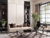 AICO La Francaise Mansion Sofa in Cafe/Black - Furniture Land (Milwaukee, WI)