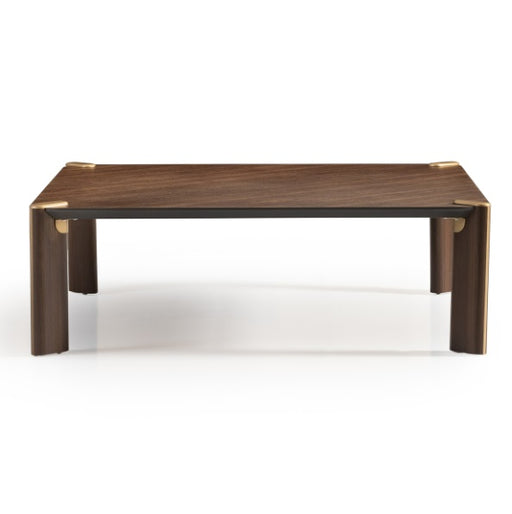 AICO Furniture Amora Cocktail Table in Eggshell Walnut - Furniture Land (Milwaukee, WI)