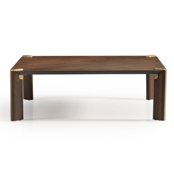 AICO Furniture Amora Cocktail Table in Eggshell Walnut - Furniture Land (Milwaukee, WI)