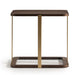 AICO Furniture Amora Side Table in Eggshell Walnut - Furniture Land (Milwaukee, WI)