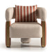 AICO Furniture Amora Chair Ash in Eggshell Walnut - Furniture Land (Milwaukee, WI)