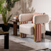 AICO Furniture Amora Chair Ash in Eggshell Walnut - Furniture Land (Milwaukee, WI)
