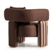 AICO Furniture Amora Chair Brown in Eggshell Walnut - Furniture Land (Milwaukee, WI)