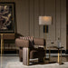AICO Furniture Amora Chair Brown in Eggshell Walnut - Furniture Land (Milwaukee, WI)