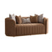 AICO Furniture Ariana Loveseat in Caramel Gold - Furniture Land (Milwaukee, WI)