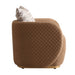 AICO Furniture Ariana Chair in Caramel Gold - Furniture Land (Milwaukee, WI)