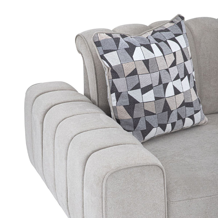 AICO Balboa Sofa in Warm Walnut - Furniture Land (Milwaukee, WI)