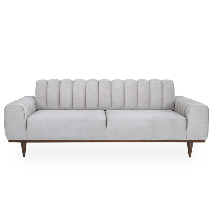 AICO Balboa Sofa in Warm Walnut - Furniture Land (Milwaukee, WI)