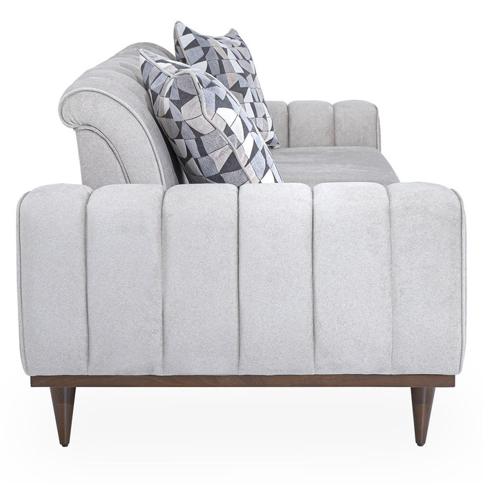 AICO Balboa Sofa in Warm Walnut - Furniture Land (Milwaukee, WI)