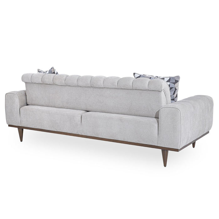 AICO Balboa Sofa in Warm Walnut - Furniture Land (Milwaukee, WI)