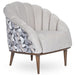 AICO Balboa Accent Chair in Warm Walnut - Furniture Land (Milwaukee, WI)