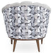 AICO Balboa Accent Chair in Warm Walnut - Furniture Land (Milwaukee, WI)