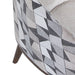 AICO Balboa Accent Chair in Warm Walnut - Furniture Land (Milwaukee, WI)