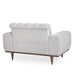 AICO Balboa Chair And A Half in Warm Walnut - Furniture Land (Milwaukee, WI)