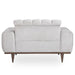 AICO Balboa Chair And A Half in Warm Walnut - Furniture Land (Milwaukee, WI)