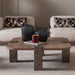 AICO Furniture Bristol Point Large Cocktail Table in Saddle Brown - Furniture Land (Milwaukee, WI)