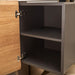 AICO Furniture Bristol Point Console Table in Saddle Brown - Furniture Land (Milwaukee, WI)