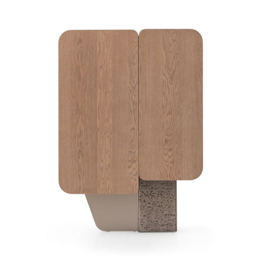AICO Furniture Bristol Point Bar in Saddle Brown - Furniture Land (Milwaukee, WI)