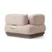 AICO Furniture Bristol Point LAF Chair in Saddle Brown - Furniture Land (Milwaukee, WI)