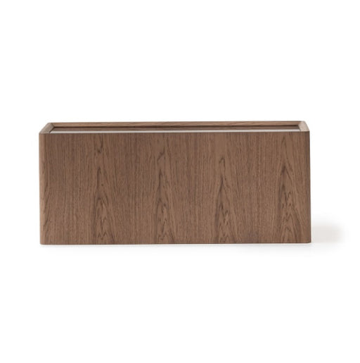 AICO Furniture Bristol Point Sectional Table in Saddle Brown - Furniture Land (Milwaukee, WI)