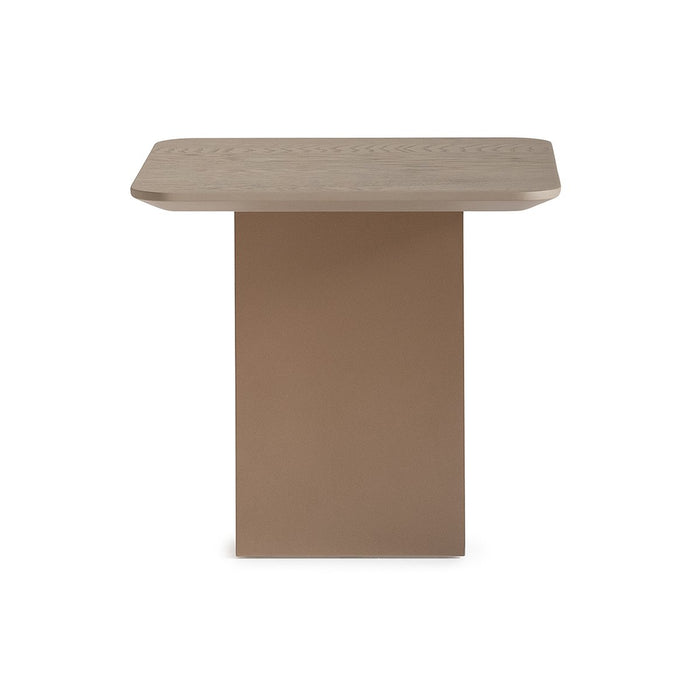 AICO Canberra End Table in Brown - Furniture Land (Milwaukee, WI)
