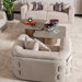 AICO Canberra Short Cocktail Table in Brown - Furniture Land (Milwaukee, WI)