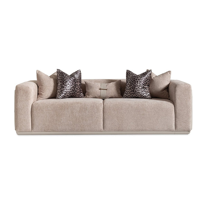 AICO Canberra Sofa in Brown - Furniture Land (Milwaukee, WI)
