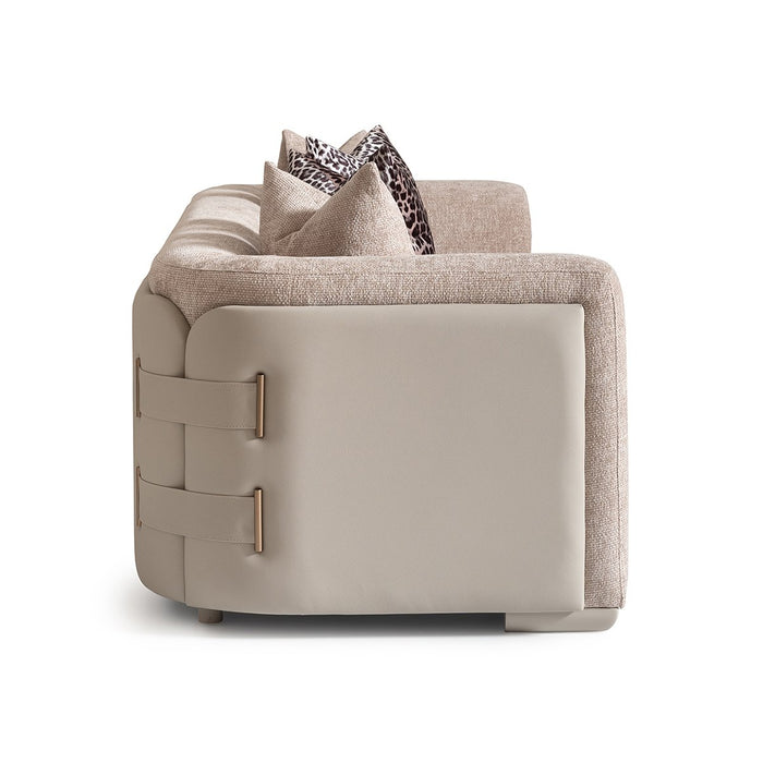 AICO Canberra Sofa in Brown - Furniture Land (Milwaukee, WI)