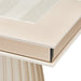 AICO Furniture Carmela Rectangular Dining Table in Shimmer Ivory - Furniture Land (Milwaukee, WI)