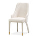 AICO Furniture Carmela Dining Arm Chair (Set of 2) in Shimmer Ivory - Furniture Land (Milwaukee, WI)