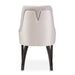 AICO Furniture Carmela Dining Arm Chair (Set of 2) in Glossy Charcoal Sand - Furniture Land (Milwaukee, WI)