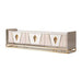 AICO Carmela Media Cabinet in Shimmer Ivory - Furniture Land (Milwaukee, WI)