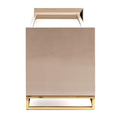 AICO Carmela Media Cabinet in Shimmer Ivory - Furniture Land (Milwaukee, WI)