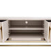 AICO Carmela Media Cabinet in Shimmer Ivory - Furniture Land (Milwaukee, WI)