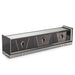 AICO Furniture Carmela Media Cabinet in Glossy Charcoal Sand - Furniture Land (Milwaukee, WI)