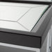 AICO Furniture Carmela Cocktail Table in Glossy Charcoal Sand - Furniture Land (Milwaukee, WI)
