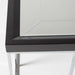 AICO Furniture Carmela End Table in Glossy Charcoal Sand - Furniture Land (Milwaukee, WI)