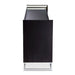 AICO Furniture Carmela Console Table in Glossy Charcoal Sand - Furniture Land (Milwaukee, WI)