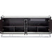 AICO Furniture Carmela Console Table in Glossy Charcoal Sand - Furniture Land (Milwaukee, WI)
