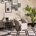 AICO Furniture Carmela Nesting Tables in Glossy Charcoal Sand - Furniture Land (Milwaukee, WI)