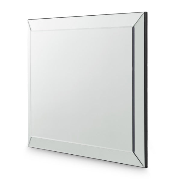 AICO Furniture Carmela Mirror in Glossy Charcoal Sand - Furniture Land (Milwaukee, WI)