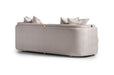 AICO Carmela Sofa Almond in Shimmer Ivory - Furniture Land (Milwaukee, WI)