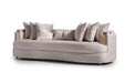 AICO Carmela Mansion Sofa in Shimmer Ivory - Furniture Land (Milwaukee, WI)