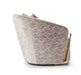 AICO Carmela Accent Chair in Shimmer Ivory - Furniture Land (Milwaukee, WI)