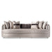 AICO Furniture Carmela Mansion Sofa Zinc in Silver - Furniture Land (Milwaukee, WI)
