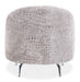 AICO Furniture Dion Chair in Stone/Silver - Furniture Land (Milwaukee, WI)