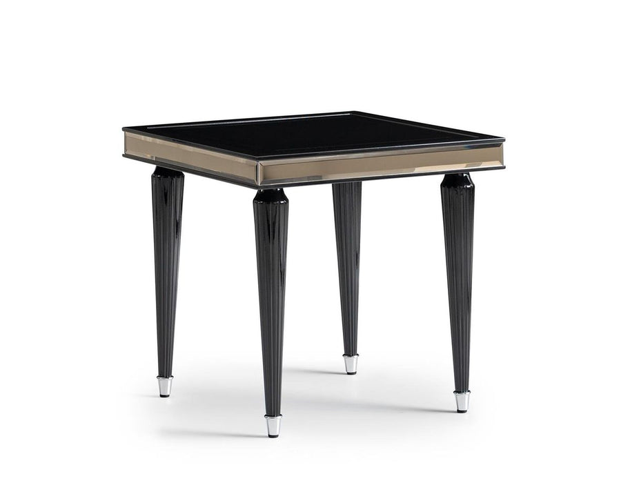 AICO La Francaise Side Table in Black Ice - Furniture Land (Milwaukee, WI)